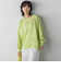 ペーパーブレンドメッシュヘムニットプルオーバー≪手洗い可能≫