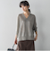 【新色追加】LEVITAシアーVネックドルマンニットプルオーバー≪手洗い可能≫
