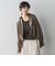リネンドロストクロップドシャツ≪手洗い可能≫