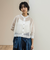 透かし柄編みニットカーディガン≪手洗い可能≫