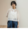 透かし柄編みニットカーディガン≪手洗い可能≫
