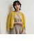 透かし柄編みニットカーディガン≪手洗い可能≫