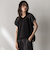 【WEB限定】異素材切替えドロストギャザープルオーバー≪洗濯機で洗える≫