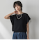 【WEB限定】フレンチスリーブニットプルオーバー≪手洗い可能≫