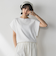 【WEB限定】フレンチスリーブニットプルオーバー≪手洗い可能≫