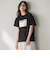 【WEB限定】スクエア箔オーバーサイズTシャツ≪手洗い可能≫