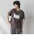 【WEB限定】スクエア箔オーバーサイズTシャツ≪手洗い可能≫