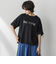 箔プリントロゴTシャツ≪手洗い可能≫
