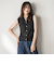 【WEB限定】シアーノースリーブニットプルオーバー≪手洗い可能≫