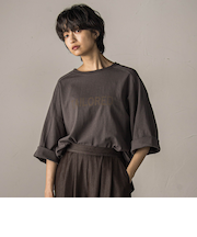 ワイドスリーブロゴプルオーバー≪手洗い可能≫