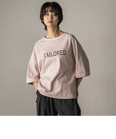 ワイドスリーブロゴプルオーバー≪手洗い可能≫