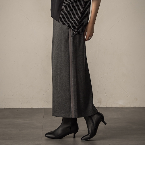 叶えるIラインスカート≪手洗い可能≫