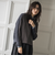 【WEB限定】裏毛×ニット前後ドッキングプルオーバー≪手洗い可能≫