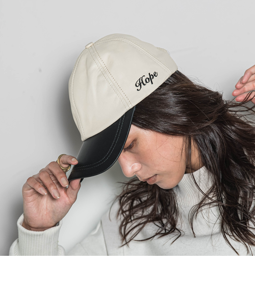 帽子 Hope HOPE レザーベースボールキャップ｜メイソングレイの通販｜&mall