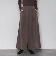 【新色追加】【ゆるっと上品】私に似合うキュロットパンツ≪手洗い可能≫