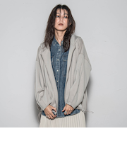 【WEB限定】フードジップダンボールパーカー≪手洗い可能≫