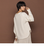 ときめきケーブルニット≪手洗い可能≫