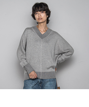 今日の気分で着回せるリバーシブルニット≪手洗い可能≫