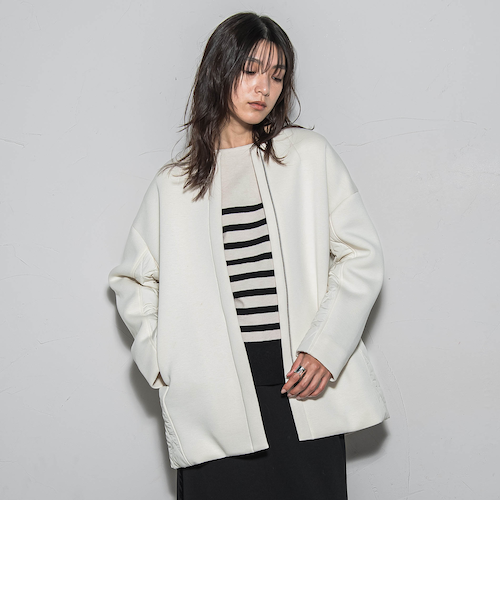 テーラーメイド 中綿キルティング ホワイト上下 M ADMIX/ATELIER SAB MEN（アドミックスアトリエサブメン）の「中綿