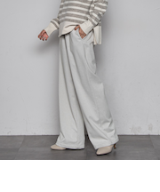 【楽・美・軽】イージーワイドパンツ≪手洗い可能≫