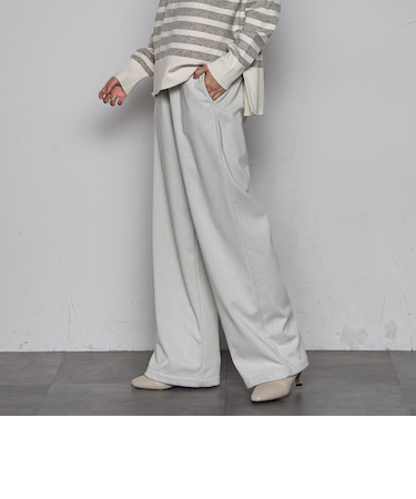 【楽・美・軽】イージーワイドパンツ≪手洗い可能≫