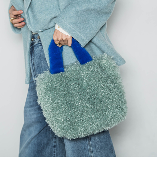 バイカラーエコファートートバッグ　S