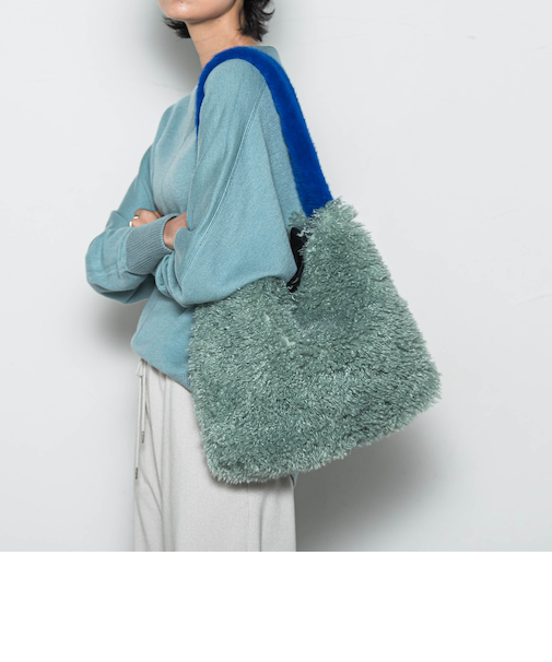 バイカラーエコファートートバッグ　M