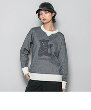 BEARジャカードニット≪手洗い可能≫