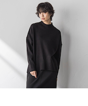 ハイネックシンプルニット≪手洗い可能≫