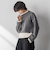 【WEB限定】ハイネック配色ニット≪手洗い可能≫