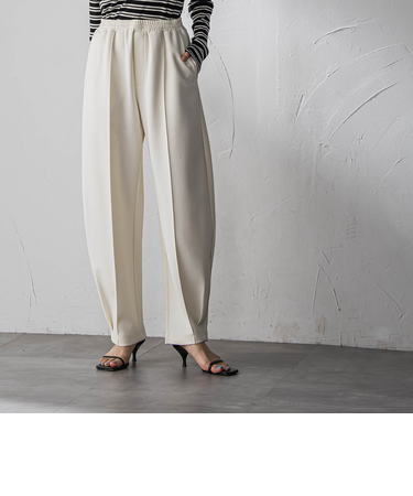 【えらべるSETUP】叶えるイージーカーブパンツ≪手洗い可能≫