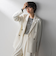 【えらべるSET UP】叶えるダブルブレストジャケット≪手洗い可能≫