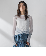 2WAYラメカフスインナー≪洗濯機で洗える≫