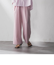 【一瞬で楽とキレイを叶える】タンブラーオックスイージーワイドパンツ≪手洗い可能≫