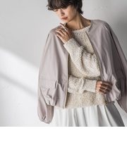 撥水バルーンブルゾン