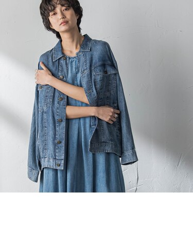 ゆれるデニムジャケット