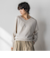 LEVITA Vネックドルマンニットプルオーバー