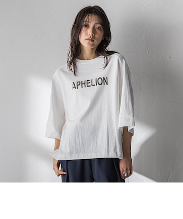 ロゴプリントワイドスリーブプルオーバー