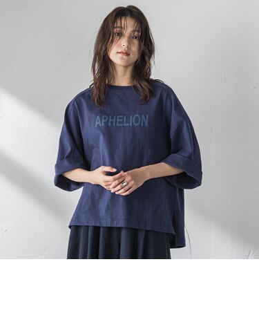 ロゴプリントワイドスリーブプルオーバー