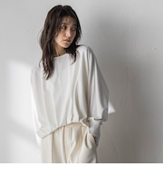 “ 叶える ” タックヘムドルマンショートプルオーバー