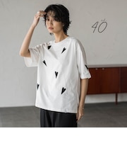 【40周年限定】LOVE刺繍ルーズTシャツ