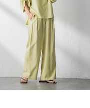 【一瞬で楽とキレイを叶える】タンブラーブッチャーイージーワイドパンツ≪セットアップ対応≫