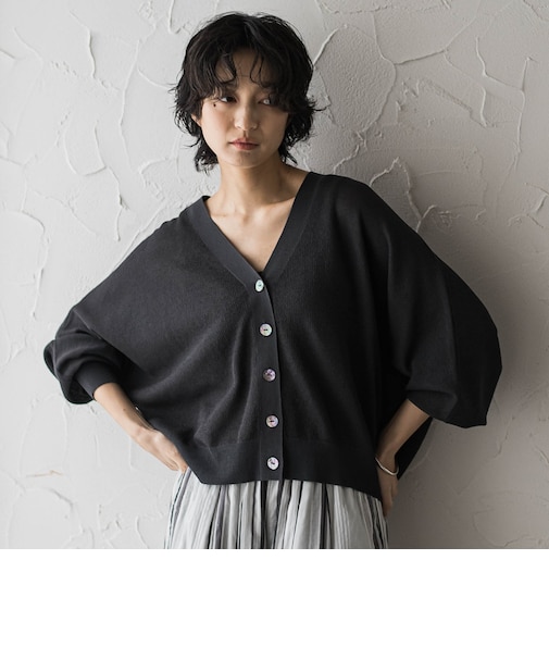 シアージャガードドルマンニットカーディガン