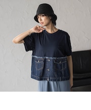 デニムドッキングTシャツ