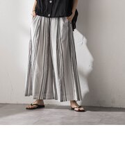 綿ボイルフレアパンツ