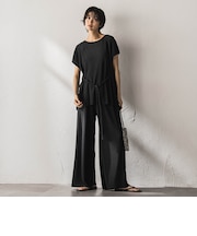 【WEB限定】クリスタルプリーツパンツセットアップ