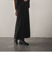 とろみジャージーセミフレアスカート≪セットアップ対応≫