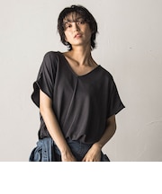 とろみジャージーVネックプルオーバー≪セットアップ対応≫