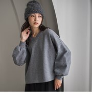 ライトボンディングジャージーVネックプルオーバー