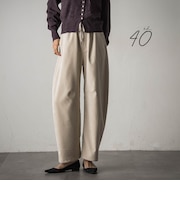 【40周年限定】ベロアデニムドロストカーブパンツ≪セットアップ対応≫